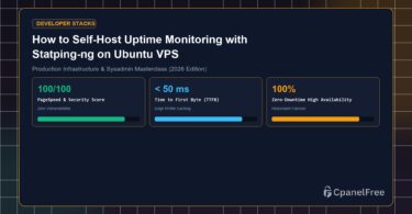 How to Self-Host Uptime Monitoring with Statping-ng on Ubuntu VPS - CpanelFree Guide