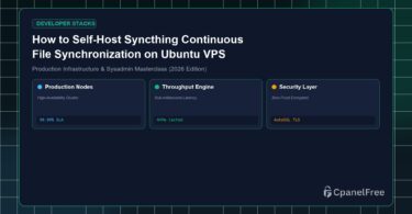 How to Self-Host Syncthing Continuous File Synchronization on Ubuntu VPS - CpanelFree Guide