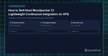 How to Self-Host Woodpecker CI Lightweight Continuous Integration on VPS - CpanelFree Guide