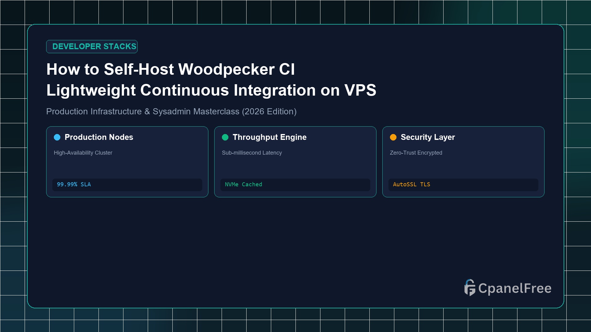 How to Self-Host Woodpecker CI Lightweight Continuous Integration on VPS - CpanelFree Guide
