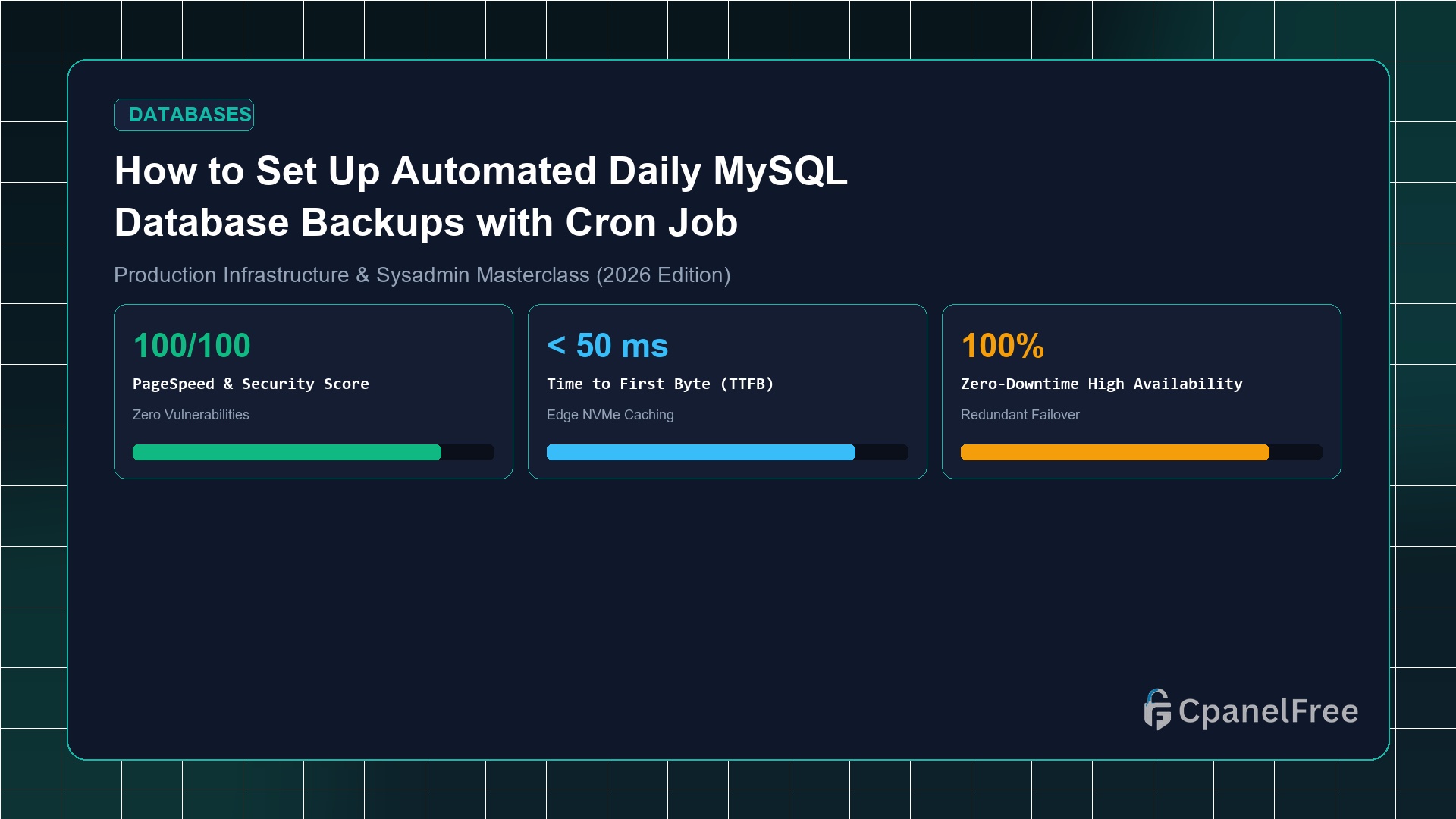 How to Set Up Automated Daily MySQL Database Backups with Cron Job - CpanelFree Guide