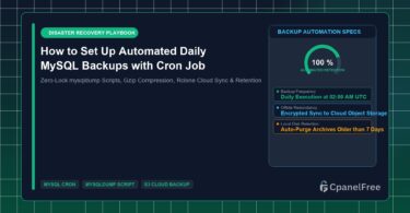 How to Set Up Automated Daily MySQL Backups with Cron Job - CpanelFree Guide
