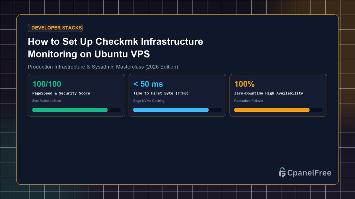 How to Set Up Checkmk Infrastructure Monitoring on Ubuntu VPS - CpanelFree Guide