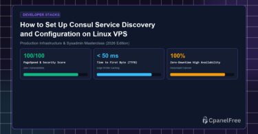 How to Set Up Consul Service Discovery and Configuration on Linux VPS - CpanelFree Guide