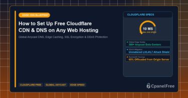 How to Set Up Free Cloudflare CDN & DNS on Any Web Hosting - CpanelFree Guide