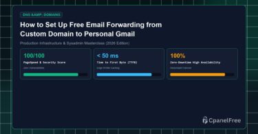 How to Set Up Free Email Forwarding from Custom Domain to Personal Gmail - CpanelFree Guide