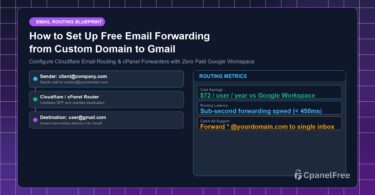 How to Set Up Free Email Forwarding from Custom Domain to Gmail - CpanelFree Guide