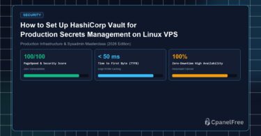 How to Set Up HashiCorp Vault for Production Secrets Management on Linux VPS - CpanelFree Guide