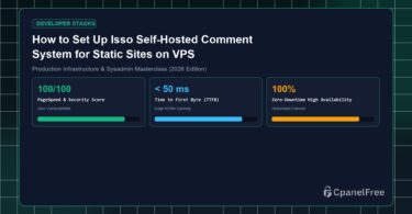 How to Set Up Isso Self-Hosted Comment System for Static Sites on VPS - CpanelFree Guide