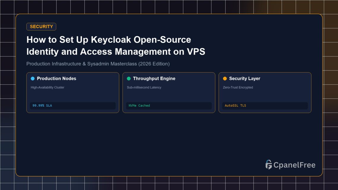 How to Set Up Keycloak Open-Source Identity and Access Management on VPS - CpanelFree Guide