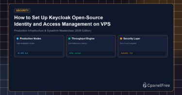 How to Set Up Keycloak Open-Source Identity and Access Management on VPS - CpanelFree Guide