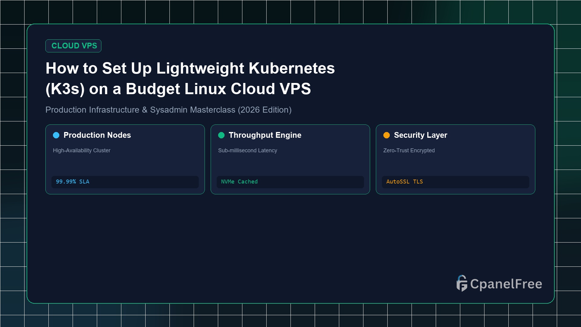 How to Set Up Lightweight Kubernetes (K3s) on a Budget Linux Cloud VPS - CpanelFree Guide