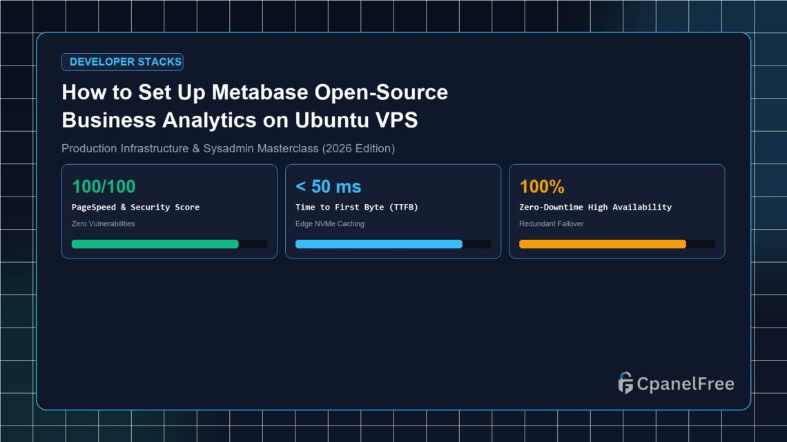 How to Set Up Metabase Open-Source Business Analytics on Ubuntu VPS - CpanelFree Guide