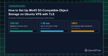 How to Set Up MinIO S3-Compatible Object Storage on Ubuntu VPS with TLS - CpanelFree Guide