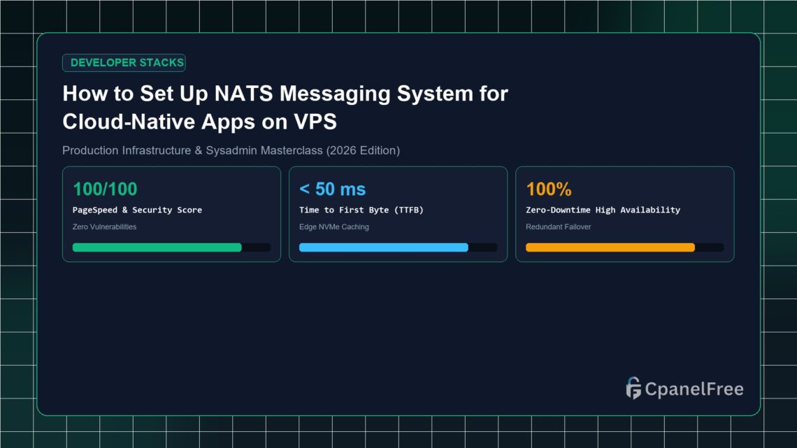 How to Set Up NATS Messaging System for Cloud-Native Apps on VPS - CpanelFree Guide