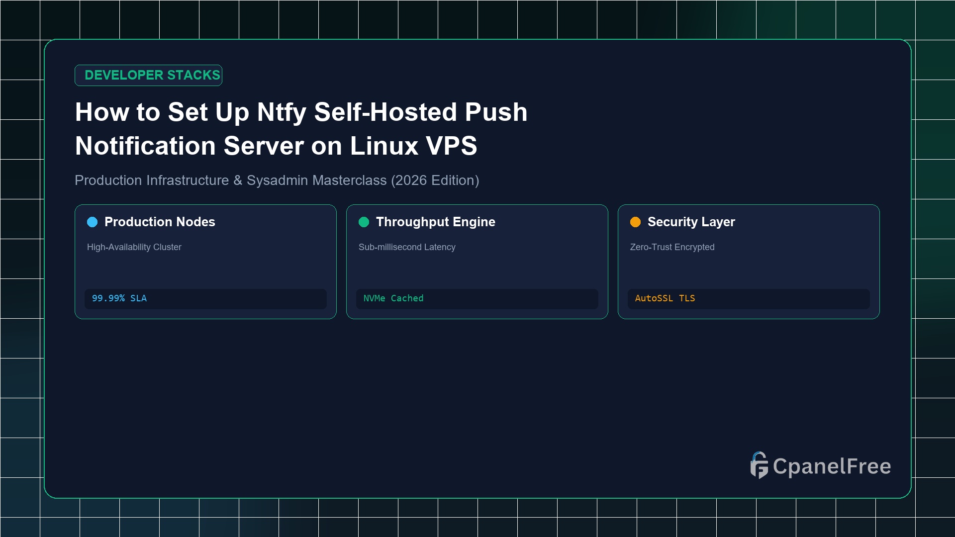 How to Set Up Ntfy Self-Hosted Push Notification Server on Linux VPS - CpanelFree Guide