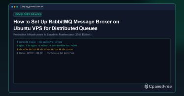 How to Set Up RabbitMQ Message Broker on Ubuntu VPS for Distributed Queues - CpanelFree Guide