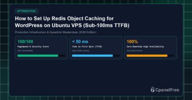 How to Set Up Redis Object Caching for WordPress on Ubuntu VPS (Sub-100ms TTFB) - CpanelFree Guide