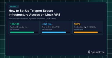 How to Set Up Teleport Secure Infrastructure Access on Linux VPS - CpanelFree Guide