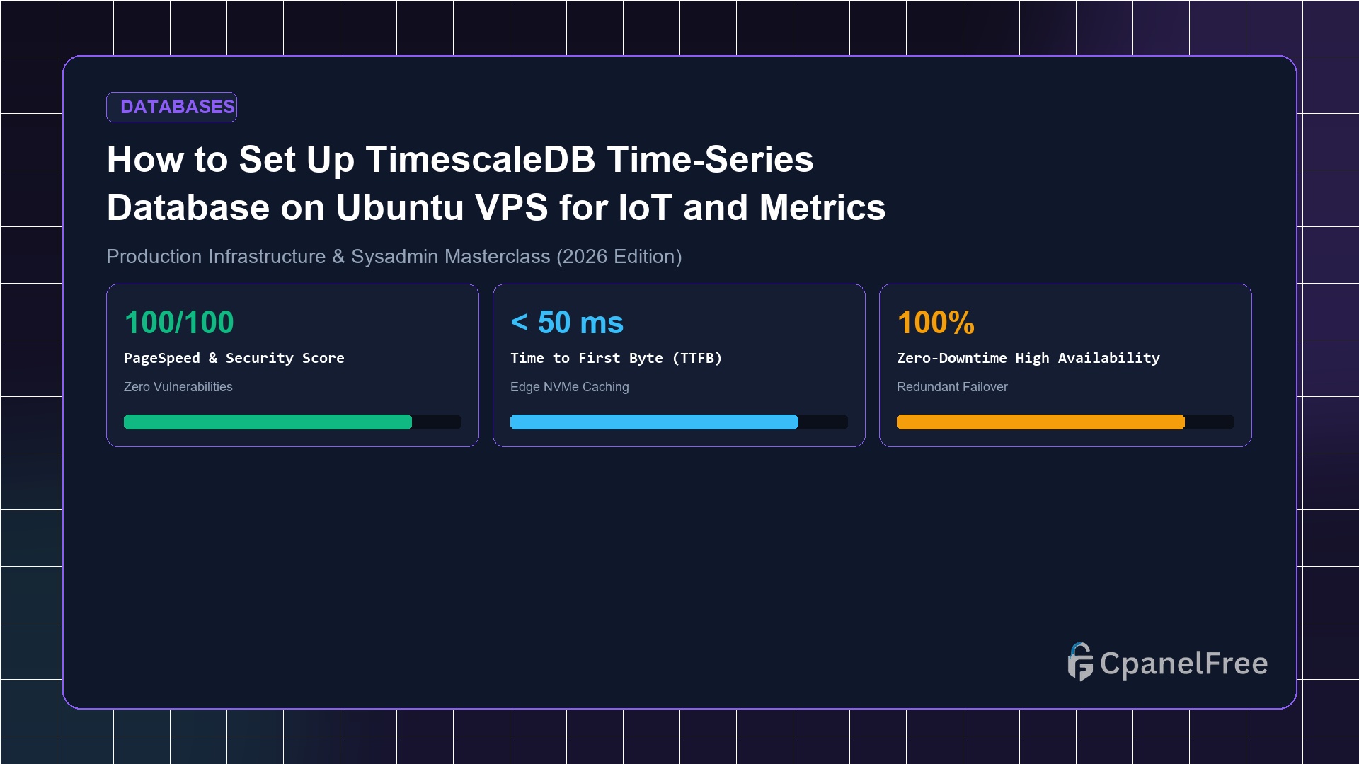 How to Set Up TimescaleDB Time-Series Database on Ubuntu VPS for IoT and Metrics - CpanelFree Guide