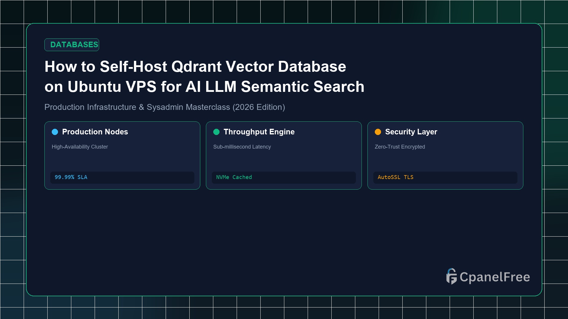 How to Self-Host Qdrant Vector Database on Ubuntu VPS for AI LLM Semantic Search - CpanelFree Guide