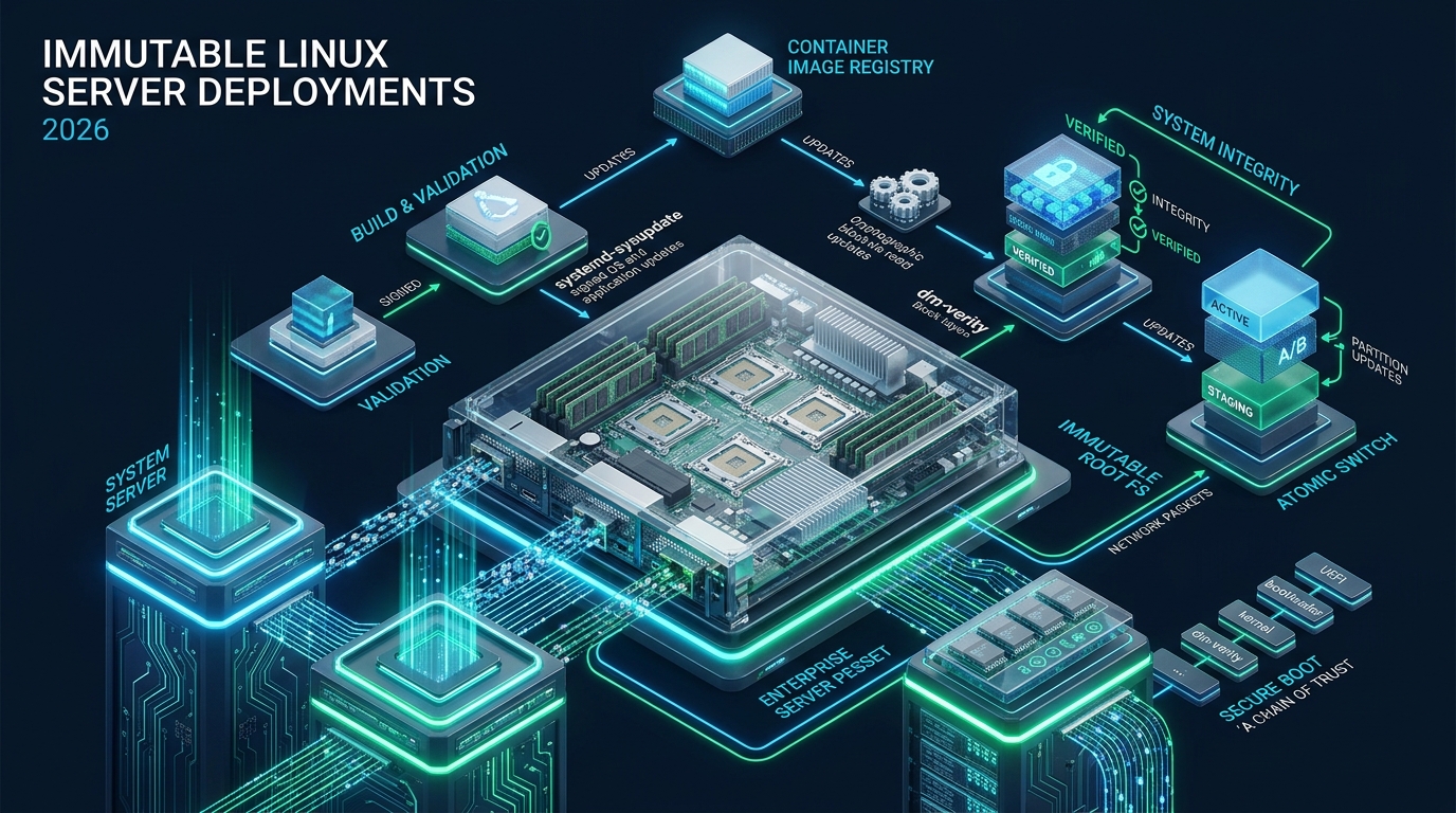 Immutable Linux Server Deployments with systemd-sysupdate and dm-verity in 2026 - immutable Linux server systemd-sysupdate