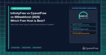 InfinityFree vs CpanelFree vs 000webhost (2026) Which Free Host is Best? - CpanelFree Guide
