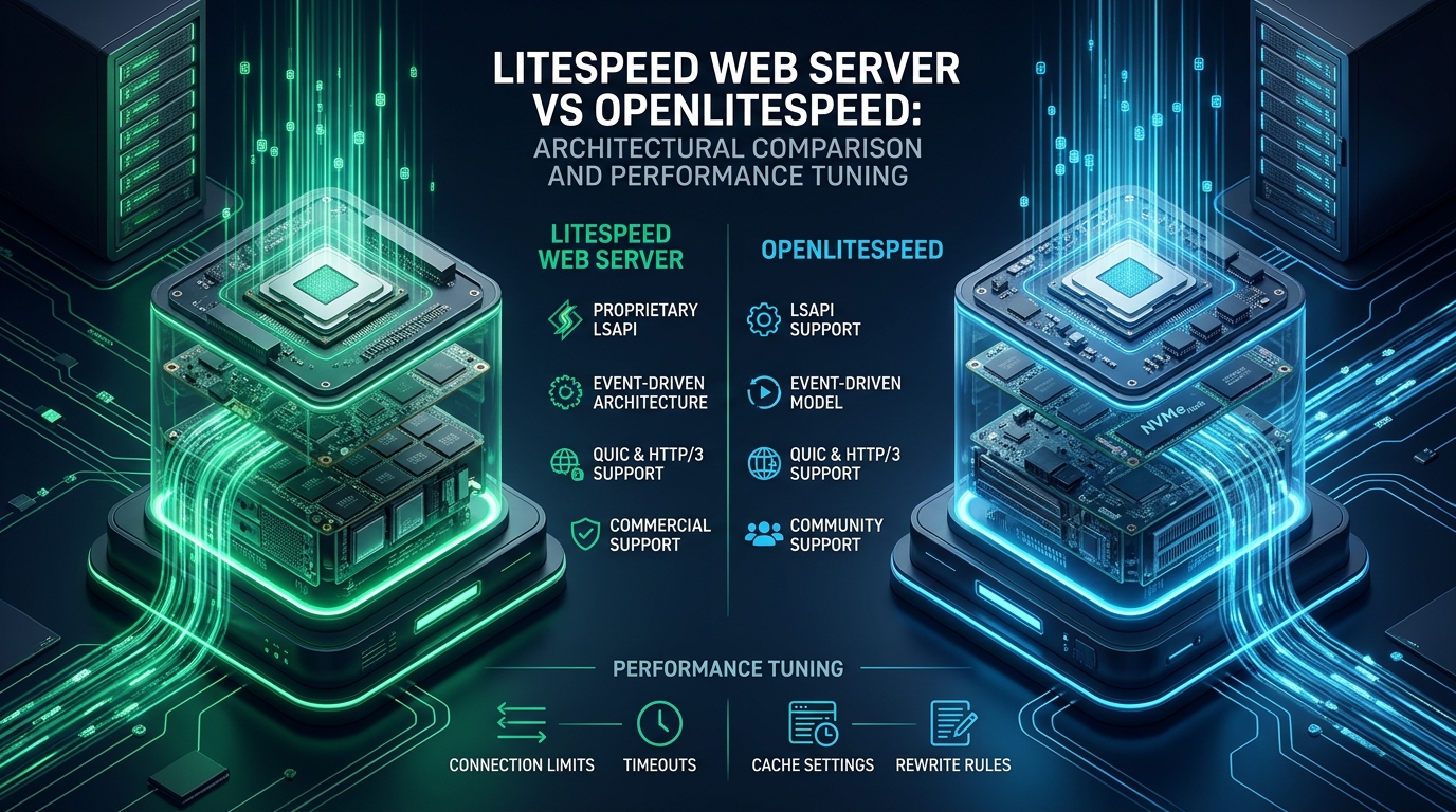 LiteSpeed Web Server vs OpenLiteSpeed: Architectural Comparison and Performance Tuning - LiteSpeed vs OpenLiteSpeed benchmark