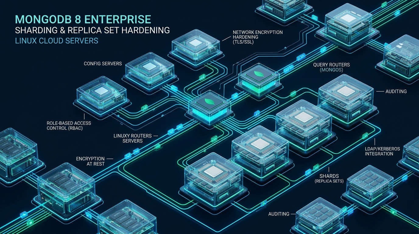MongoDB 8 Enterprise Sharding and Replica Set Hardening on Linux Cloud Servers - MongoDB 8 sharding replica set hardening