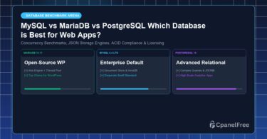 MySQL vs MariaDB vs PostgreSQL Which Database is Best for Web Apps? - CpanelFree Guide