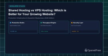Shared Hosting vs VPS Hosting: Which is Better for Your Growing Website? - CpanelFree Guide