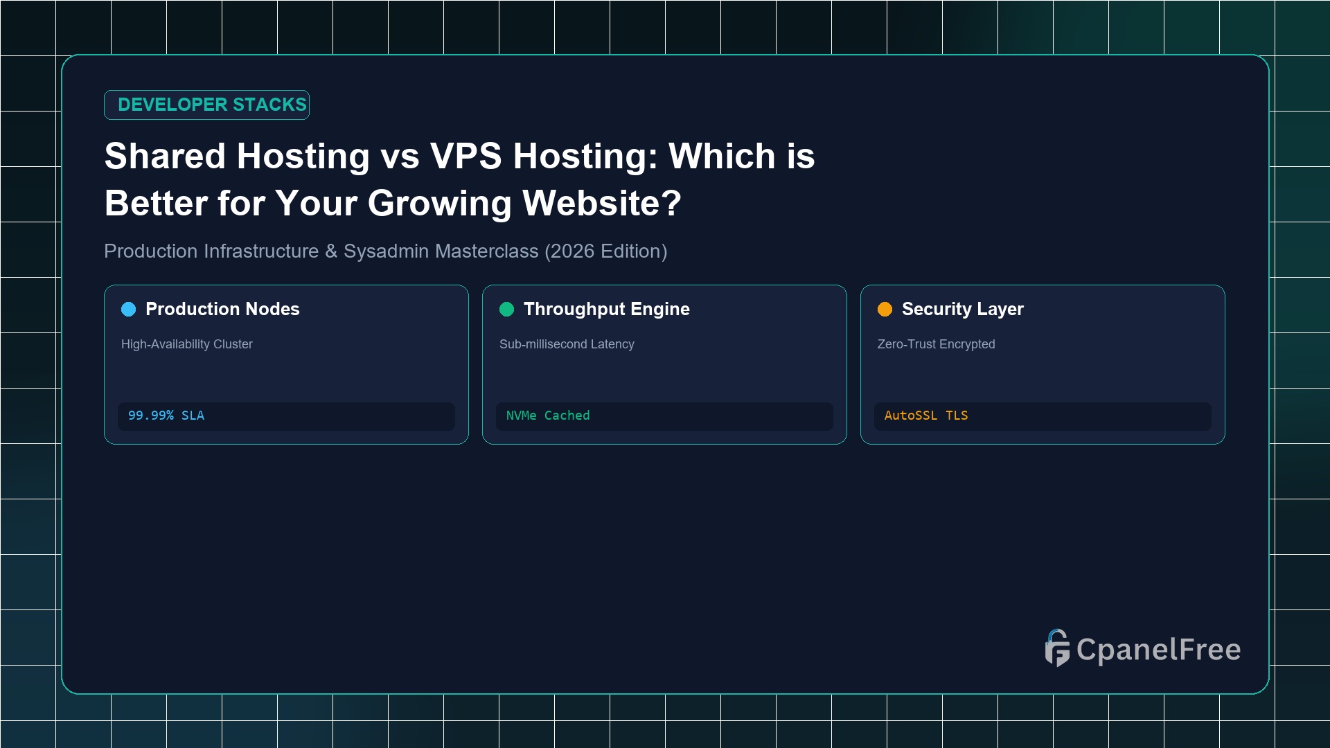 Shared Hosting vs VPS Hosting: Which is Better for Your Growing Website? - CpanelFree Guide