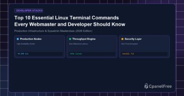 Top 10 Essential Linux Terminal Commands Every Webmaster and Developer Should Know - CpanelFree Guide