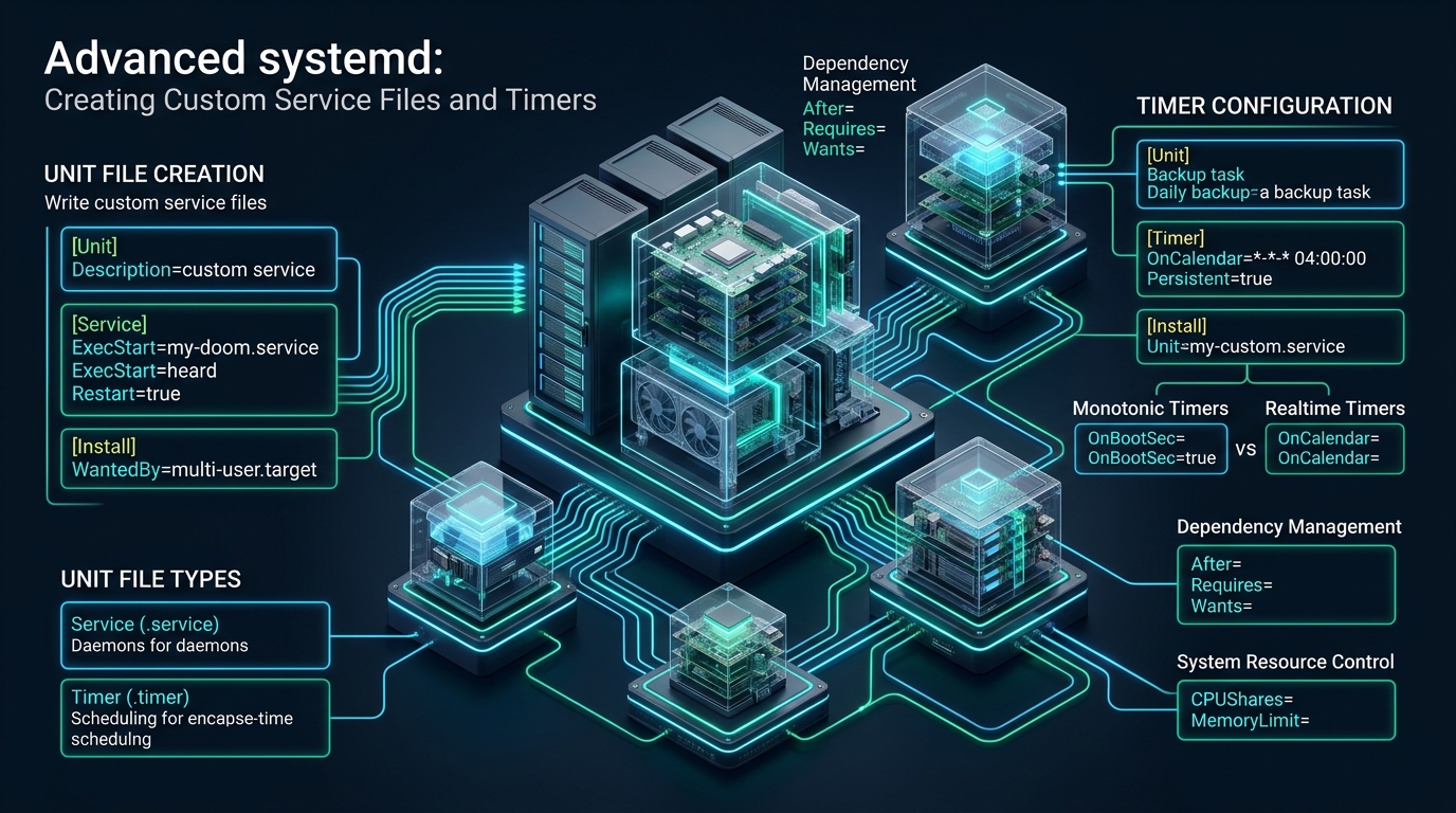 Advanced systemd: Creating Custom Service Files and Timers - systemd custom service