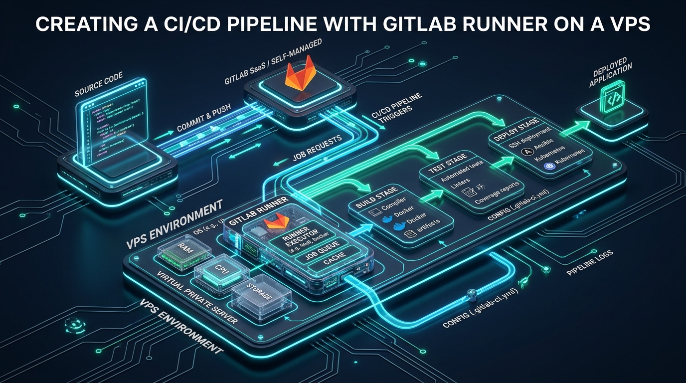 Creating a CI/CD Pipeline with GitLab Runner on a VPS - gitlab runner setup vps