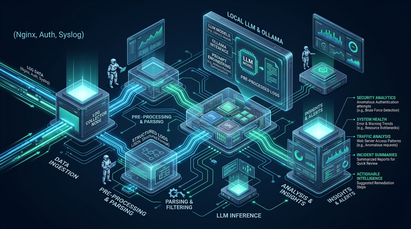 How to Analyze Linux Server Logs with Local LLMs and Ollama (Nginx, Auth, Syslog) - analyze server logs with llm