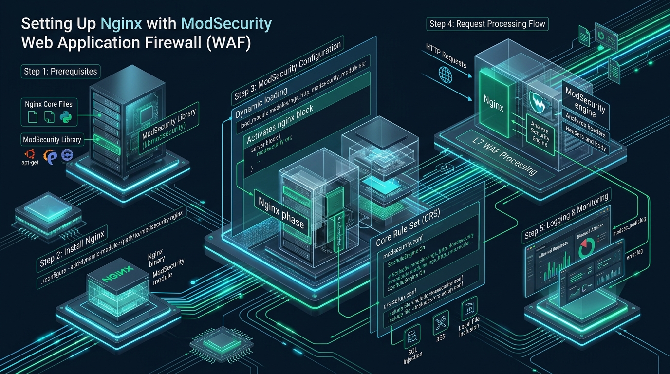 Setting Up Nginx with ModSecurity Web Application Firewall (WAF) - nginx modsecurity setup