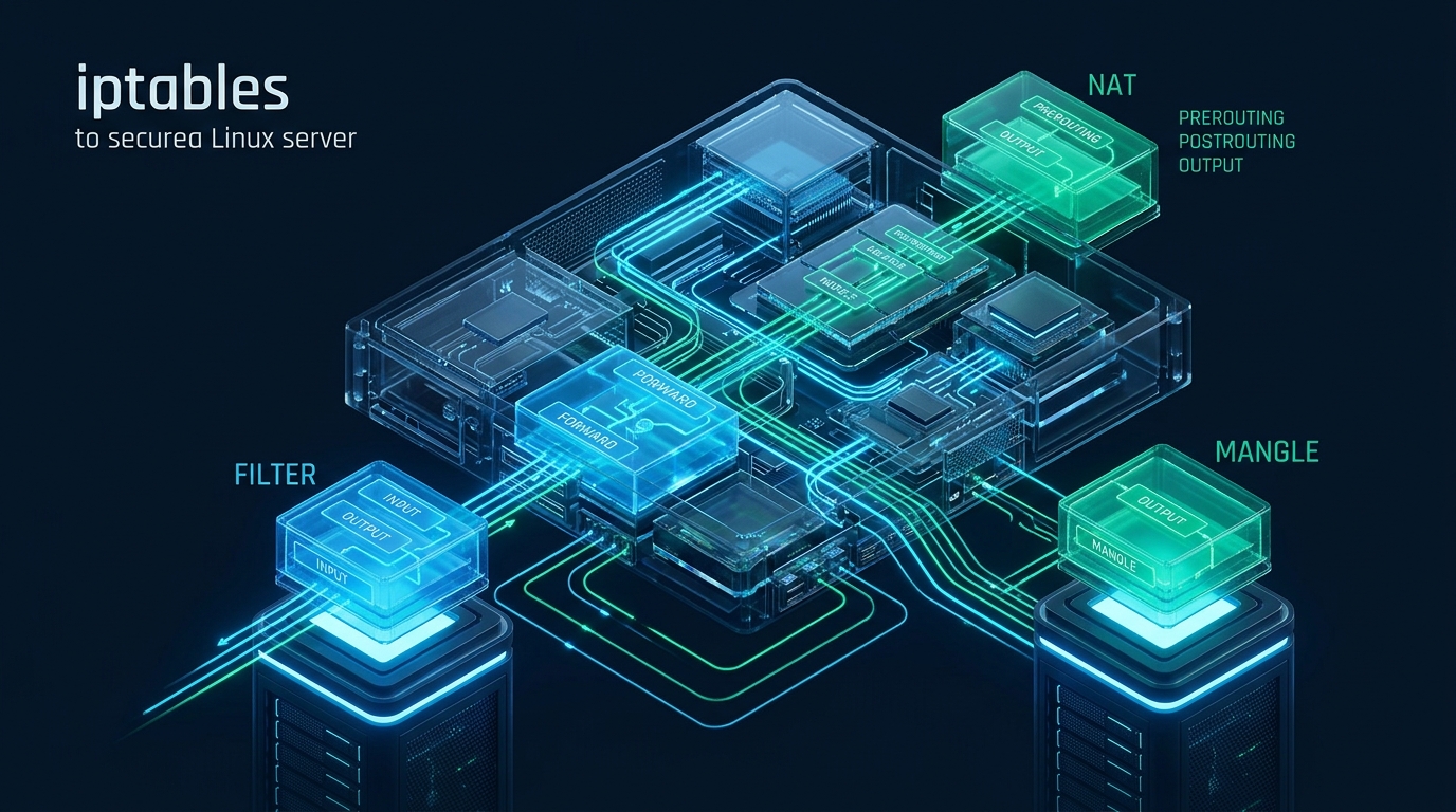 Using iptables to Secure Your Linux Server - iptables rules tutorial